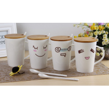 ceramic fine china coffee mugs with lids